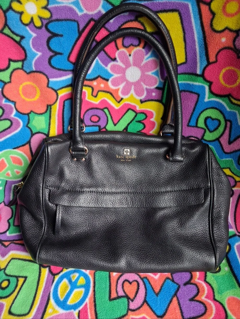 Kate Spade York Grant Park Pebbled Leather Satchel